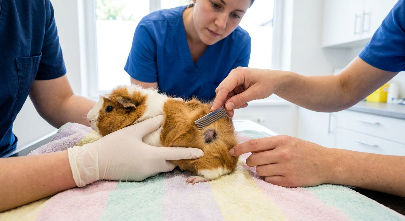 Cleaning Rabbit Scent Glands and Guinea Pig Grease Glands