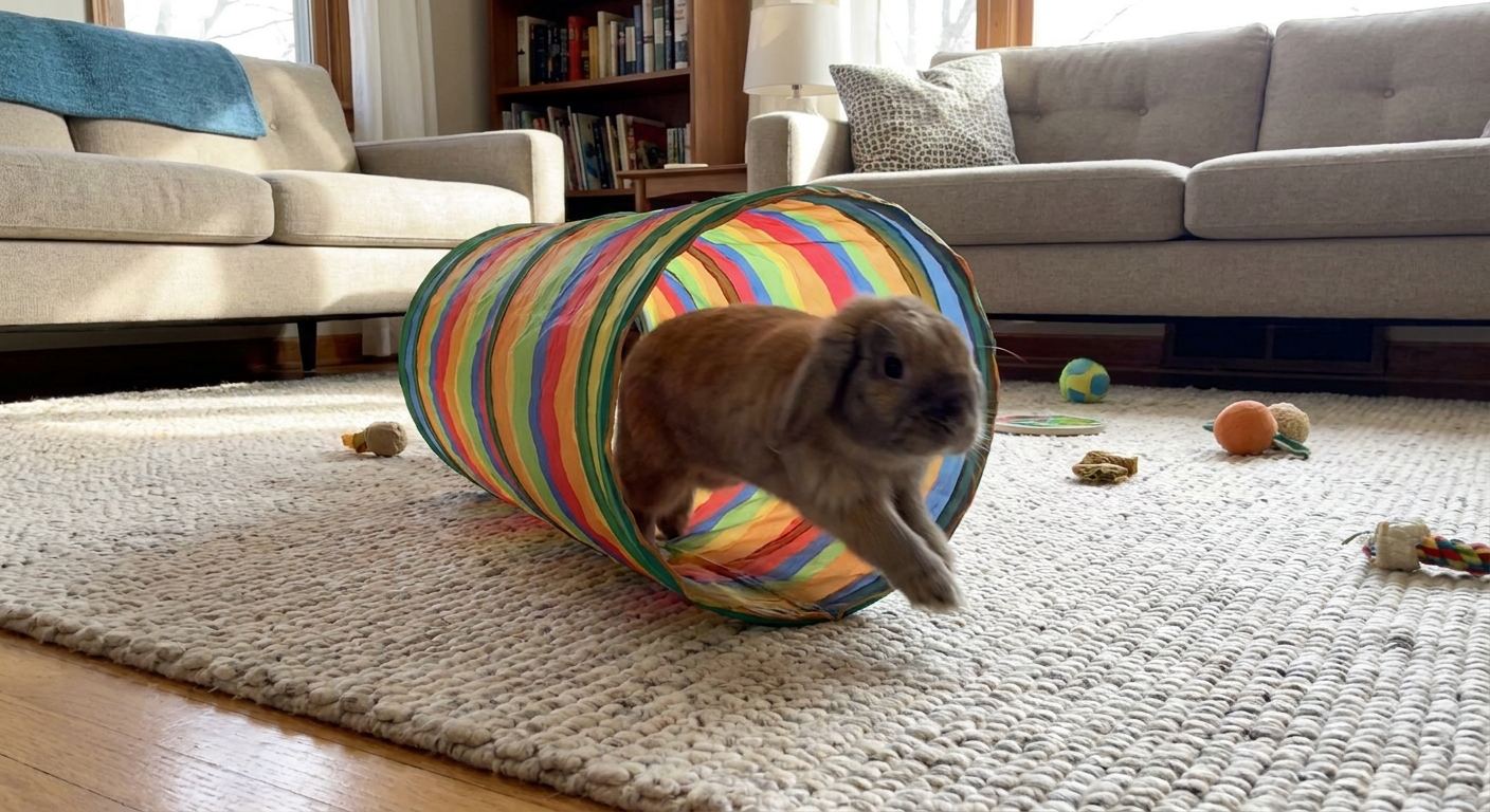 Play Tunnels and Tubes for Rabbits and Guinea Pigs